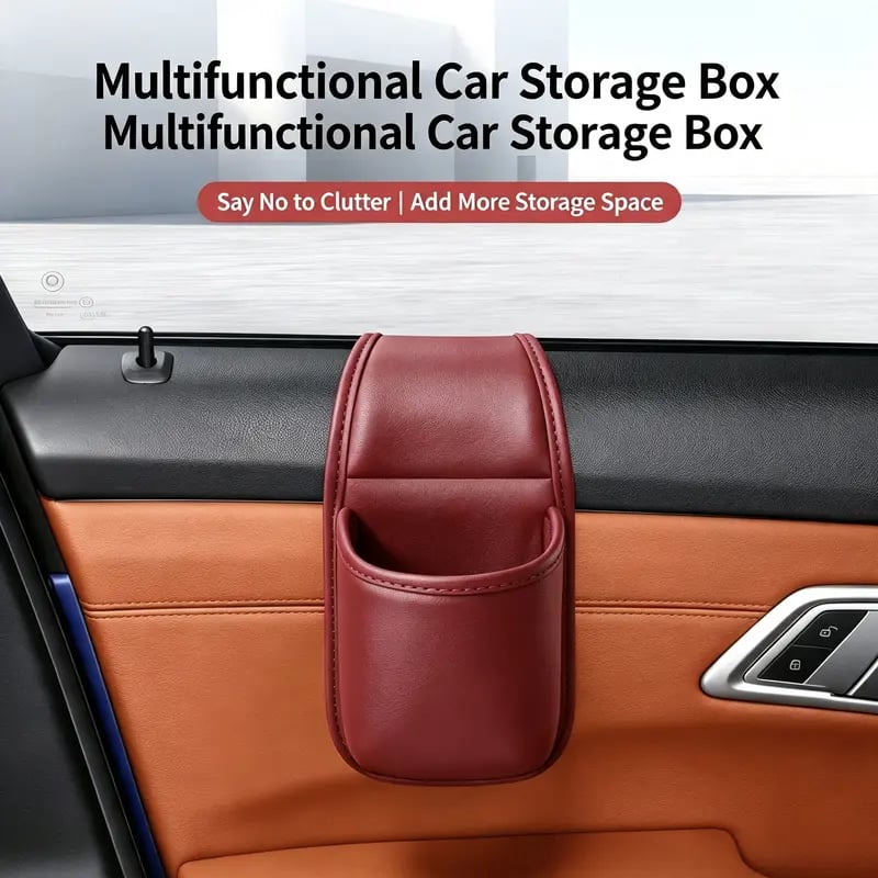 Car door storage pocket organizer