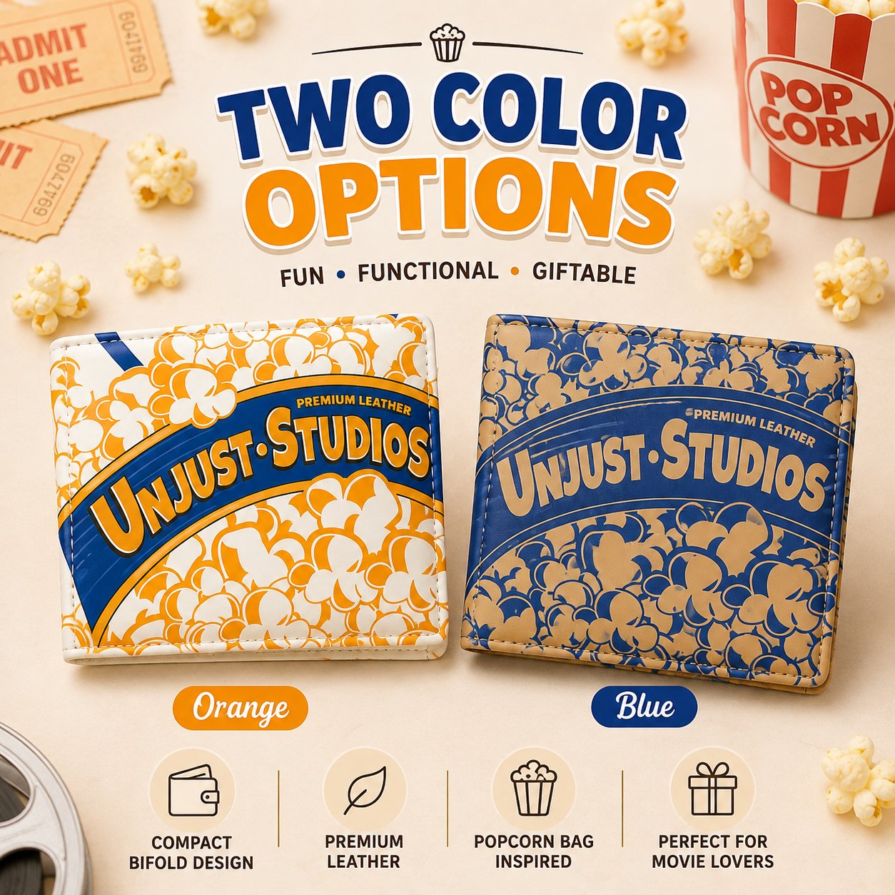 Two Popcorn Colors, One Fun Idea