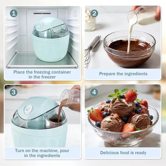 How to use compact homemade ice cream maker