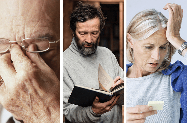 Anti-blue light foldable reading glasses