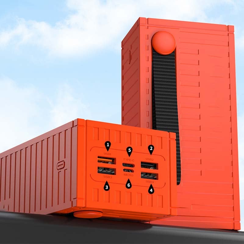 Schnelllade-Powerbank mit Digitalanzeige