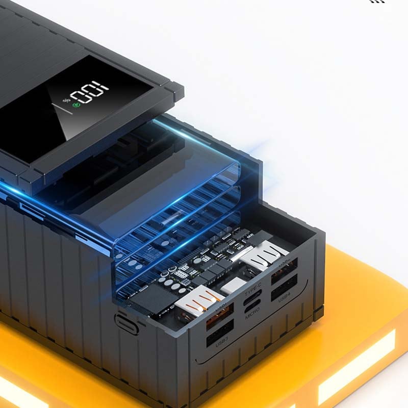 Schnelllade-Powerbank mit Digitalanzeige