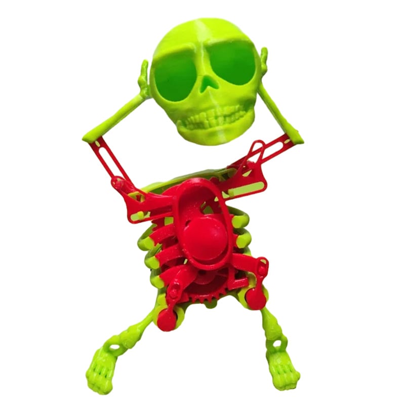 Dancing 3D skull toy