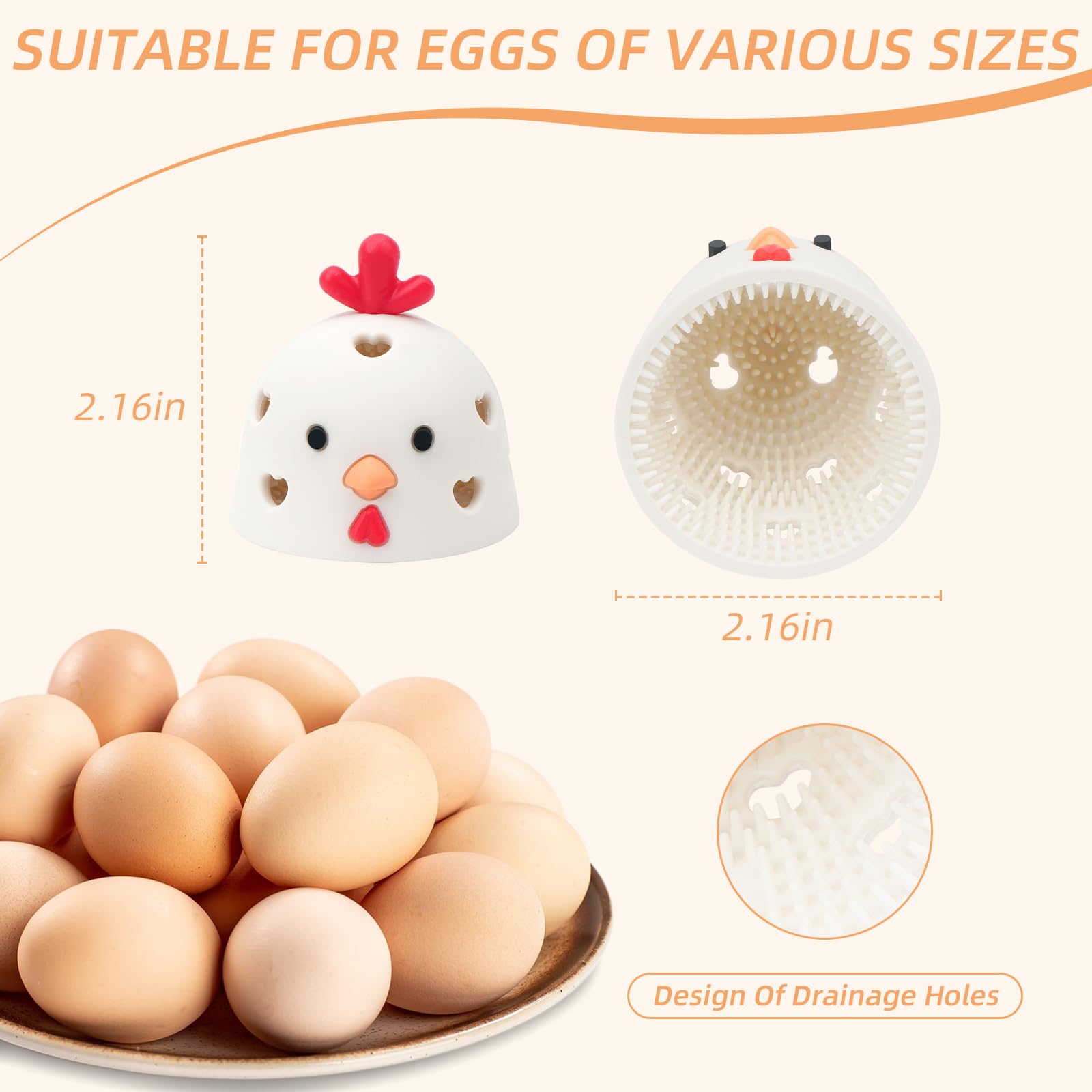 Product dimensions and drainage
