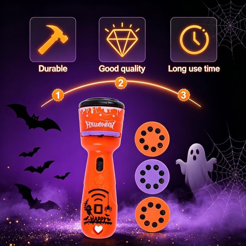 Durable Kids Projection Flashlight