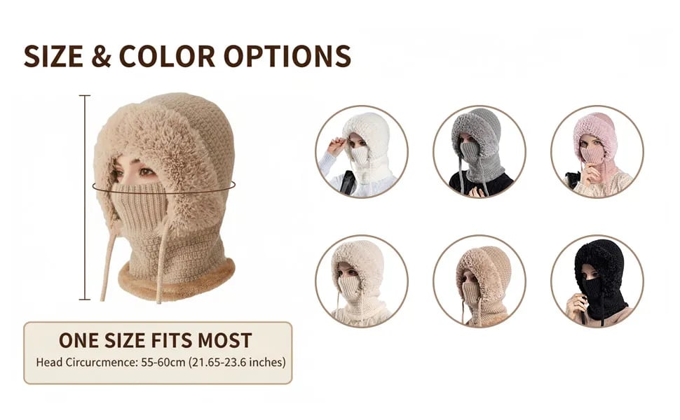 3 in 1 beanie hat