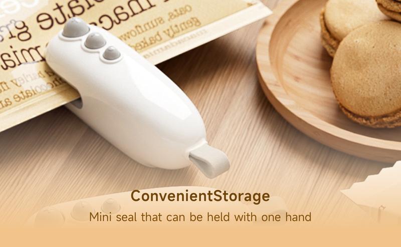 Mini snack bag sealing machine,Portable mini plastic bag sealer 2 in 1, plastic material, rechargeable, suitable for sealing and sealing snacks, coffee and pet food packaging Kitchen Preservation,Gift for Christmas New Year Mini snack bag sealing machine,Portable mini plastic bag sealer 2 in 1, plastic material, rechargeable, suitable for sealing and sealing snacks, coffee and pet food packaging Kitchen Preservation,Gift for Christmas New Year