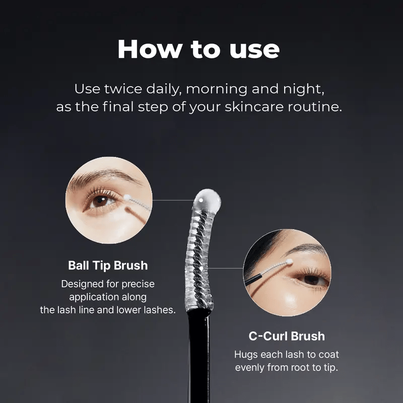 How to use the ball tip and C-curl brush