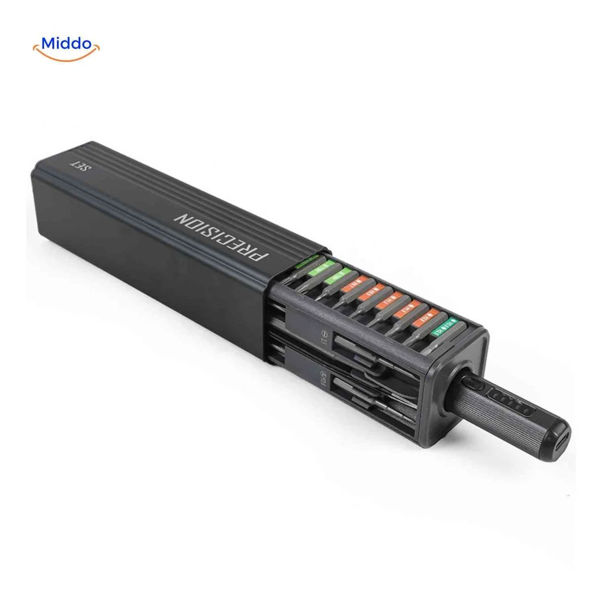 Compact precision screwdriver storage case