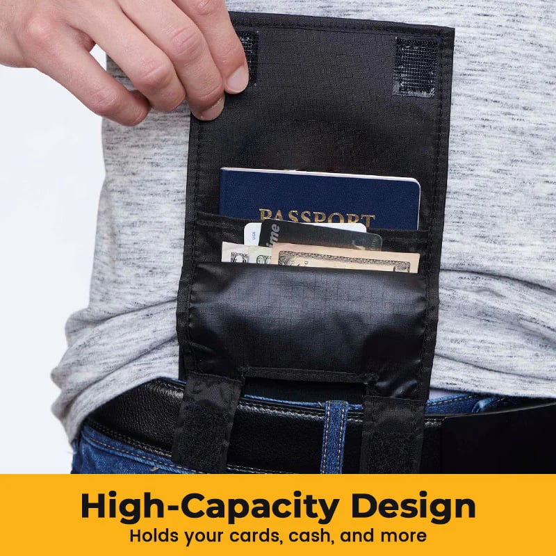 Hidden Belt Wallet Accessibility