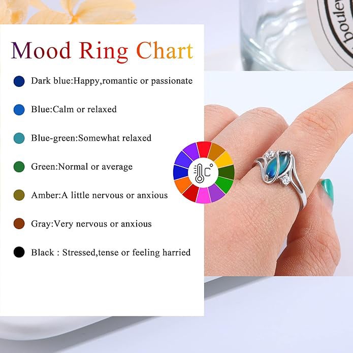 Vintage Handmade Color Changing Mood Rings💍 – Geitepor