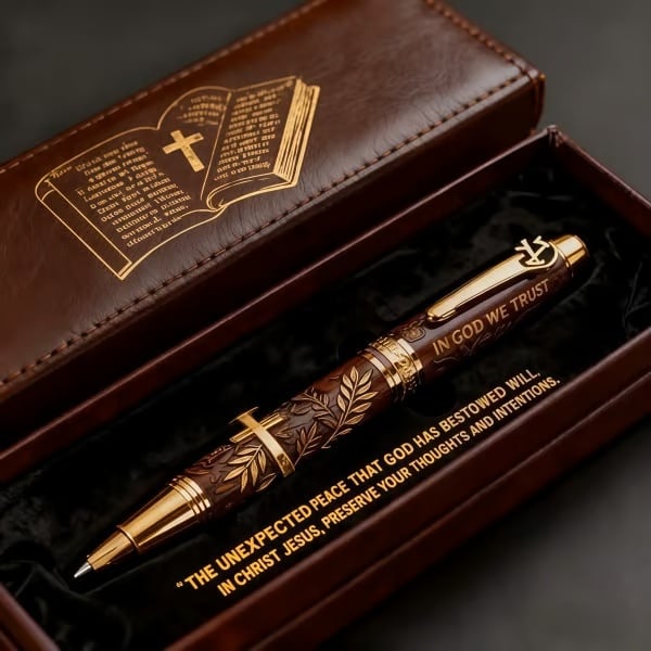 "God's Blessing" Bible Commemorative Pen - Full Package (Pen+ Gift Box) / Buy 1