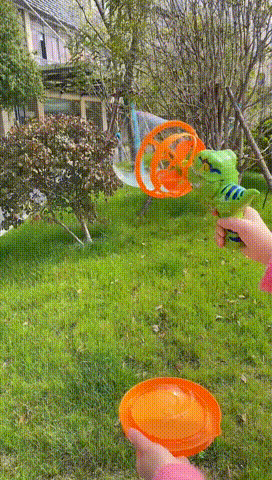 Pistolet à Bulles Dinosaure en Cercle