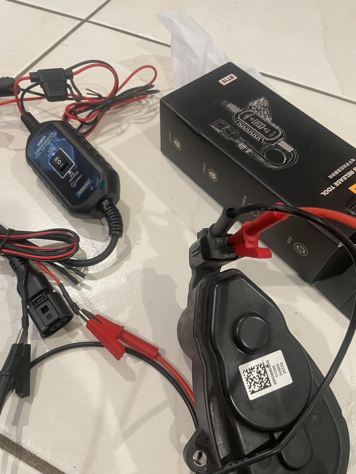 Good helper tool for EPB management. does not include connector for every brand/type
