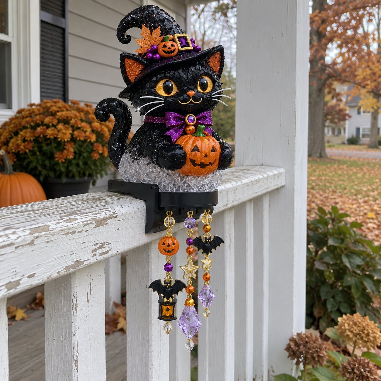 Customer Halloween cascade railing light