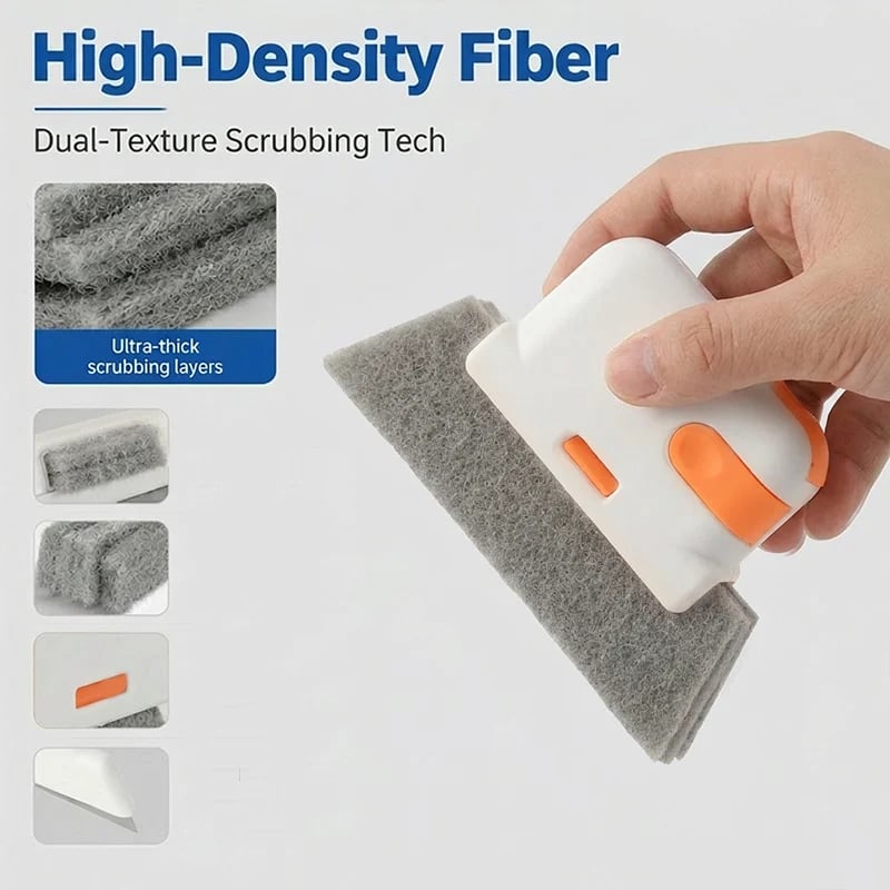 High density fiber cleaning surface