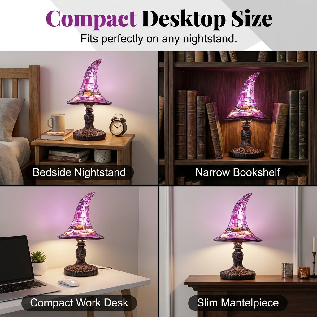 Witch hat ambient lamp for Halloween home decor