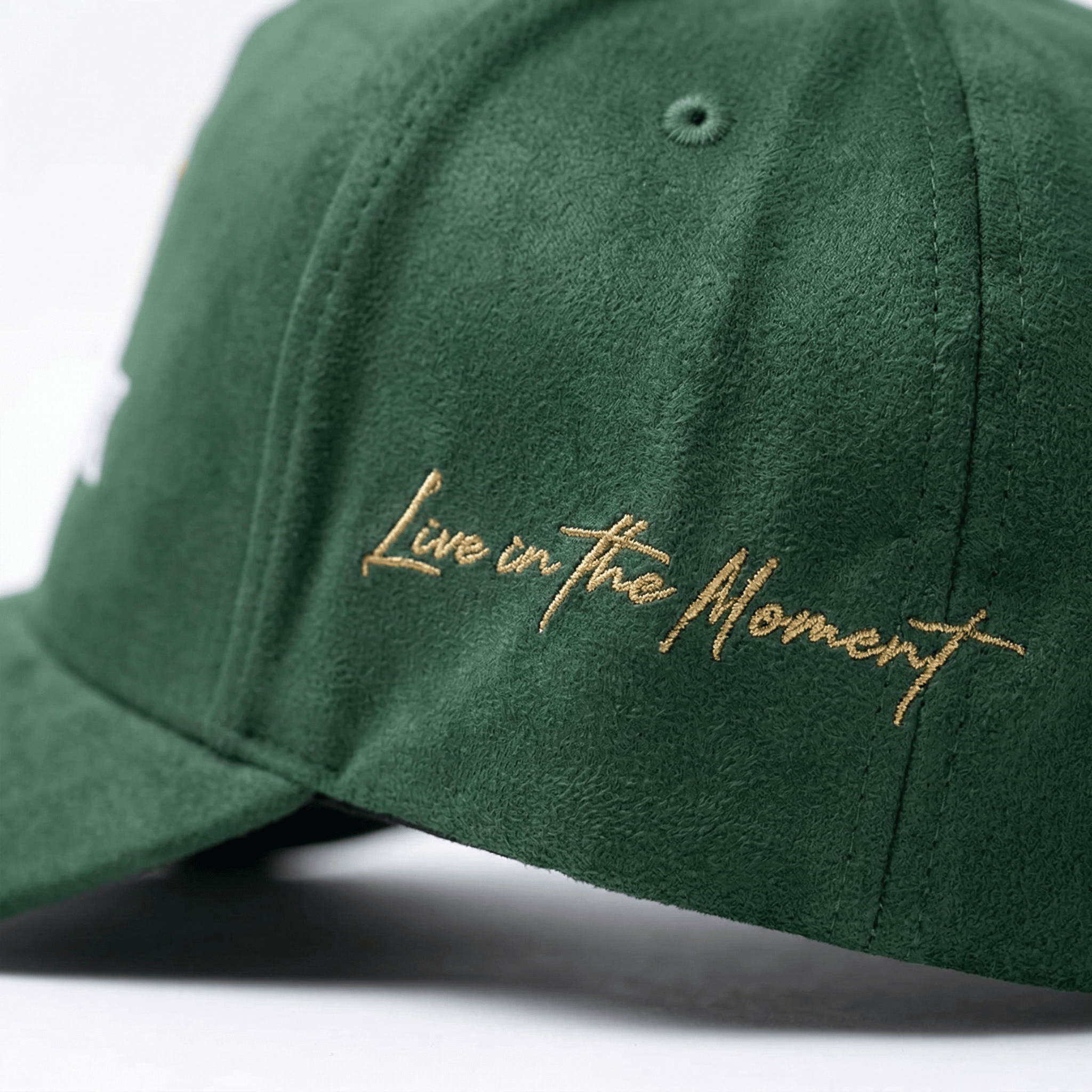 Live in the Moment Embroidery Detail