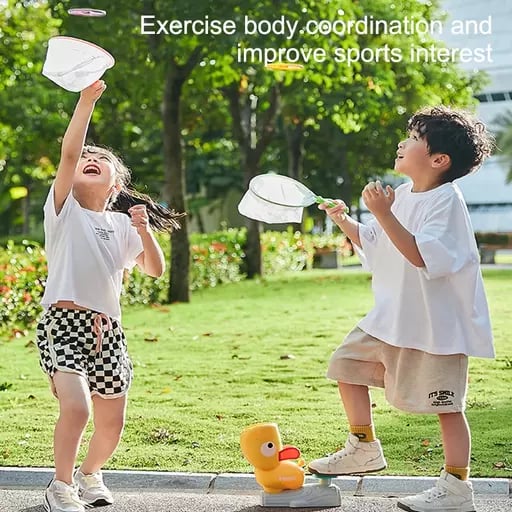 Flying Disc Launcher Toy for Kids