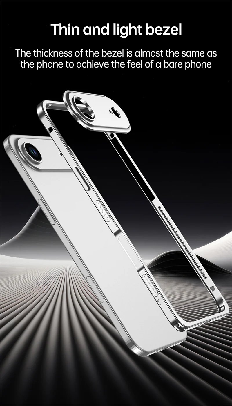 Impact protection detail on iPhone 18 metal case