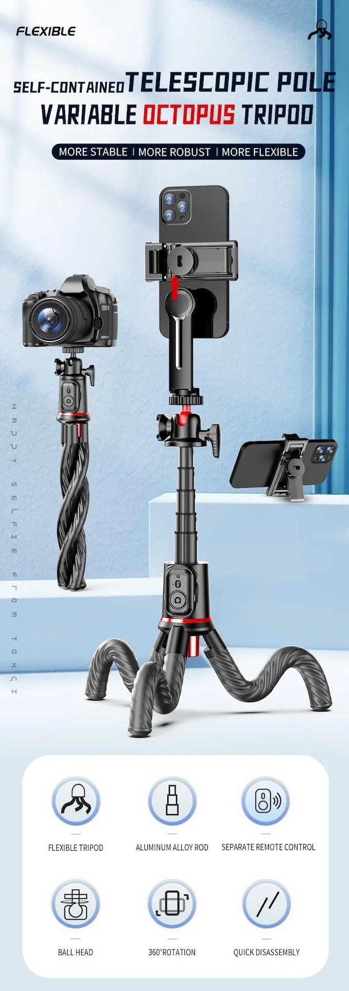 Flexible Octopus Tripod