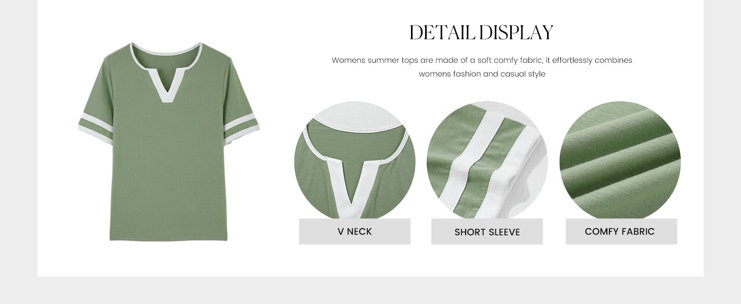 Womens Summer Tops Short Sleeve T-Shirts Casual Basic Tees 2026 Clothes Fashion