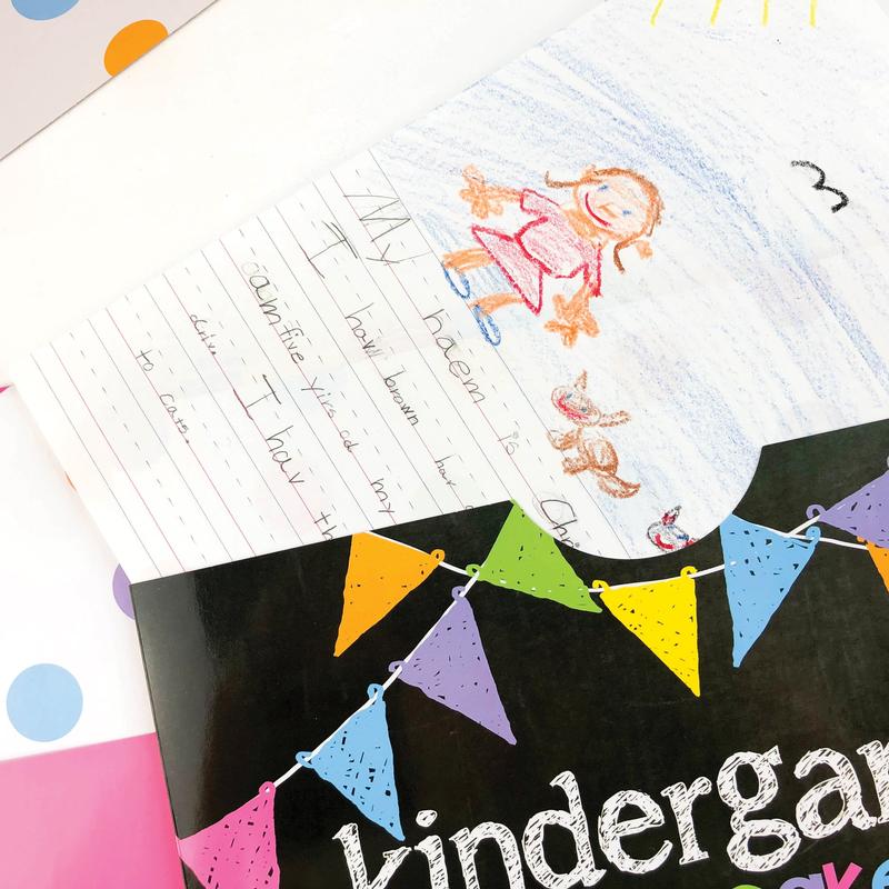 Easy template pages for recording childhood memories
