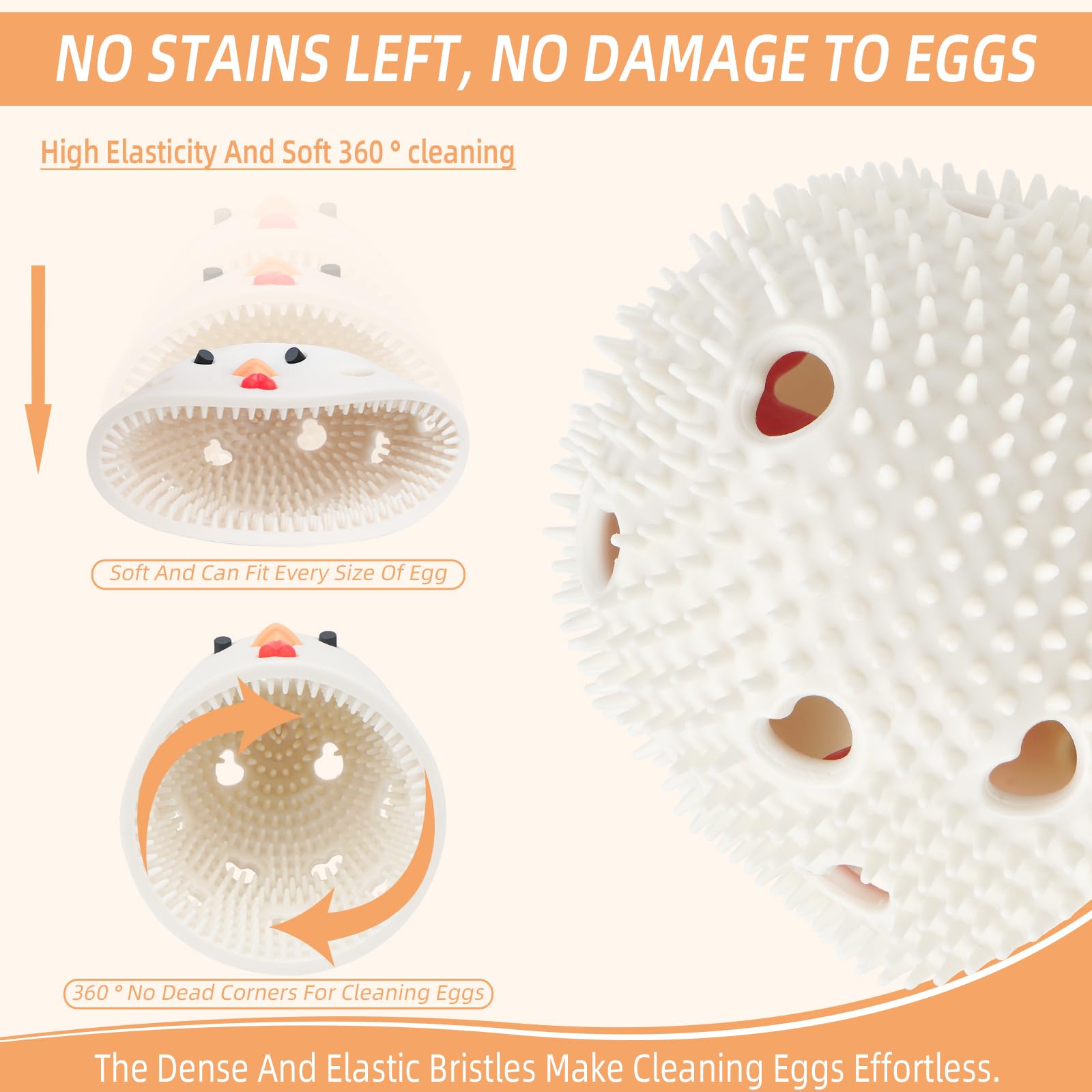 Silicone Bristles Detail