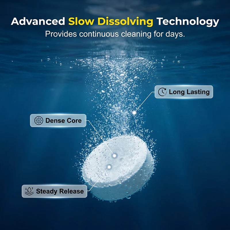 Pool Cleaning Tablets Full Display