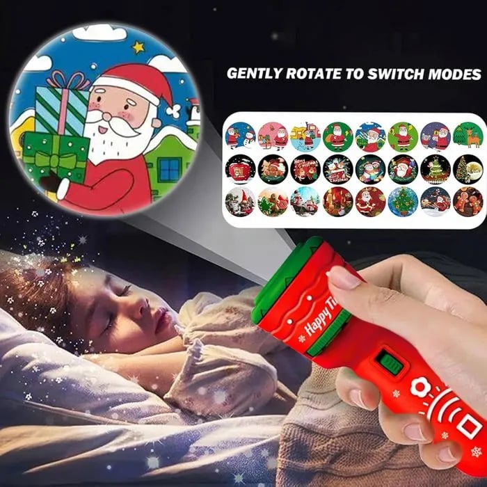 Kids Projection Flashlight Holiday Gift