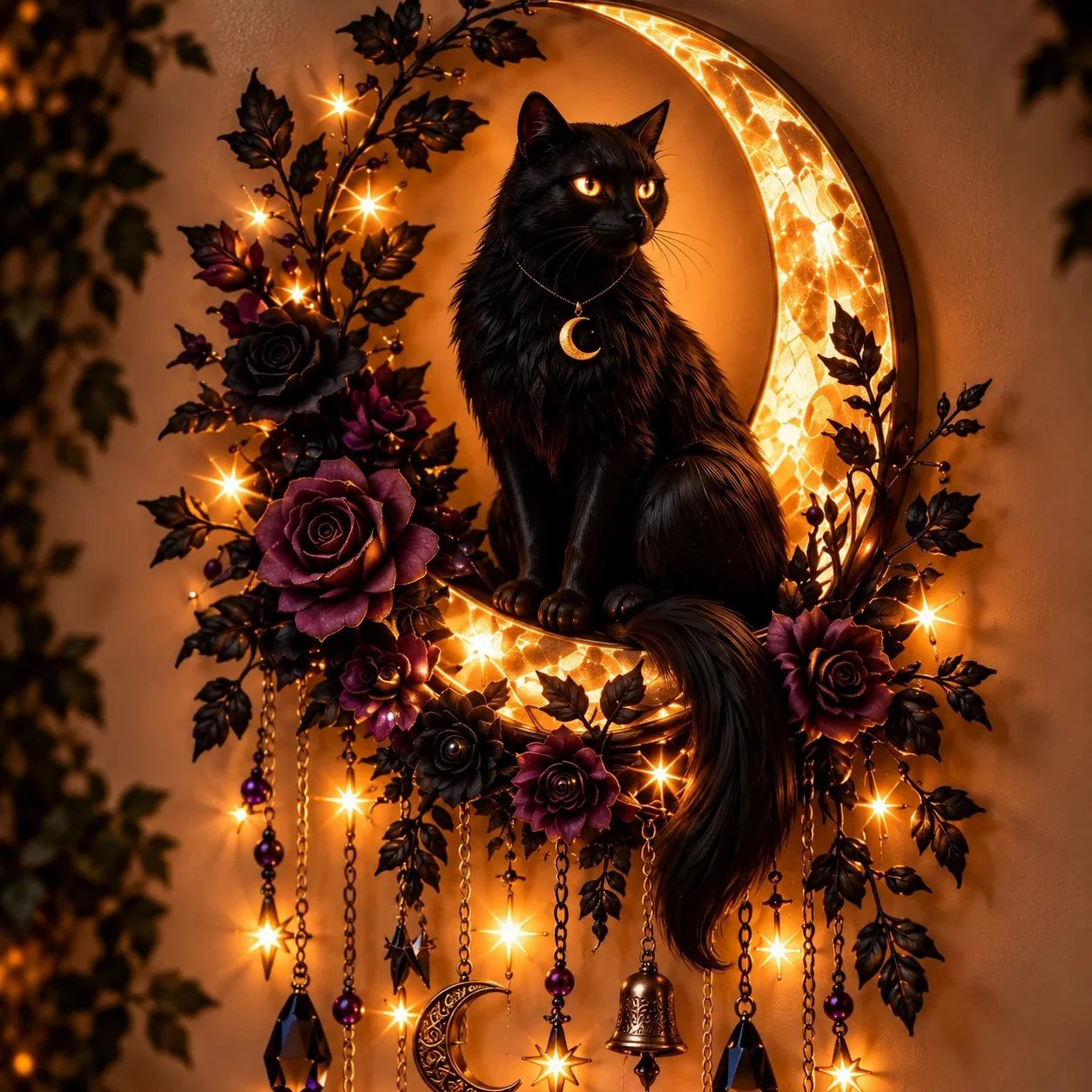 Enchanted Moon Animal Wall Light β 4 Celestial Styles
