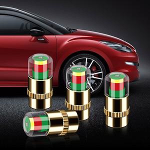 [8 PCS ]Car Auto Tire Pressure Monitor Valve, Car Pressure Monitor Valve Stem, Tire Pressure Monitor Valve Stem Cap for Medium-Sized, Small, Motorbikes, Bicycles