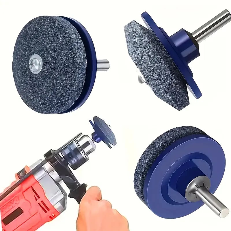 Blade sharpener compatible with power drills