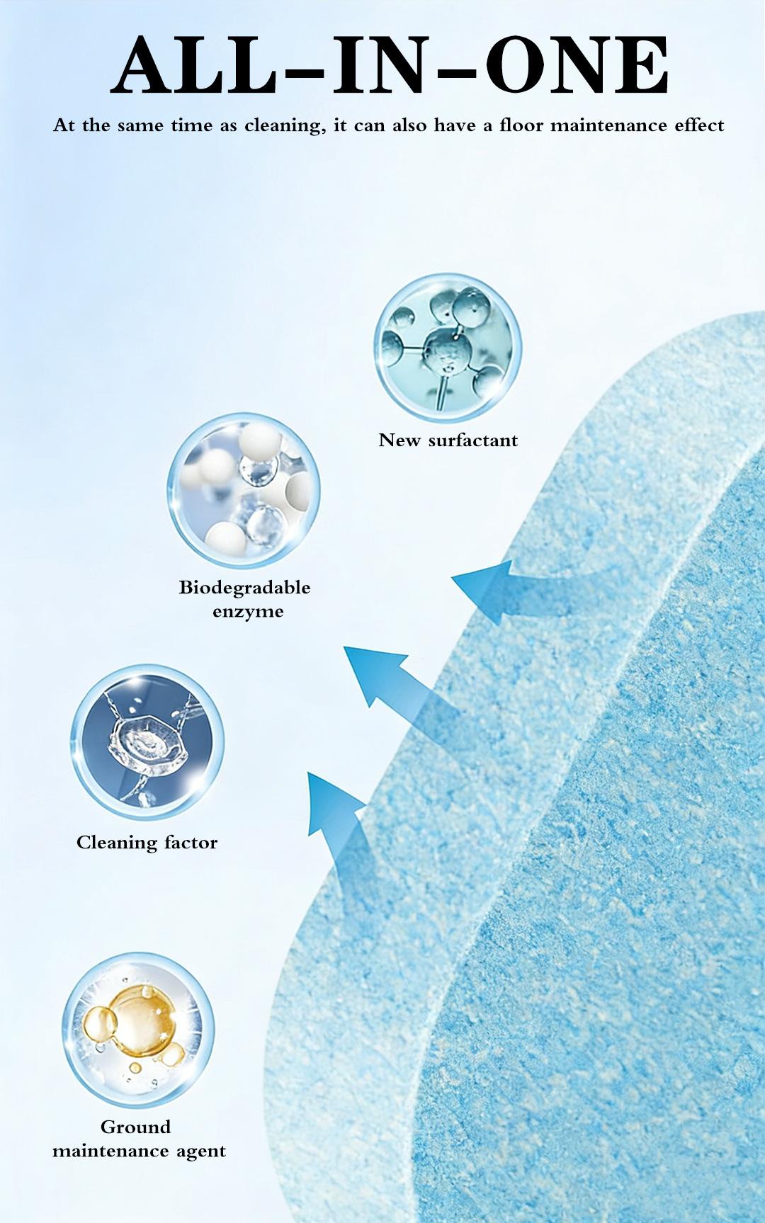 Floor cleaning tablets