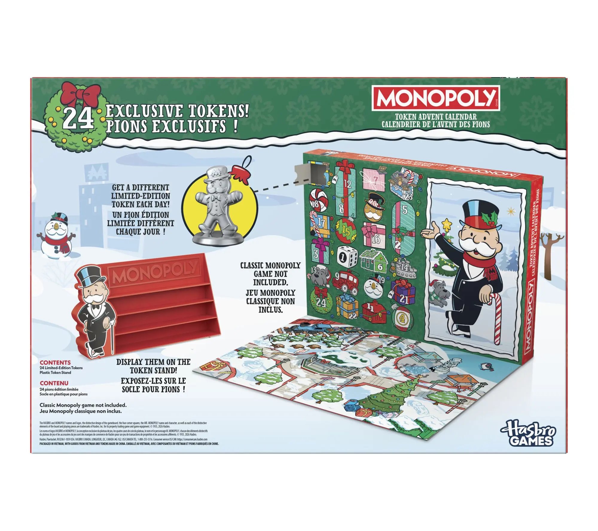 Monopoly Advent Calendar Collectible Tokens