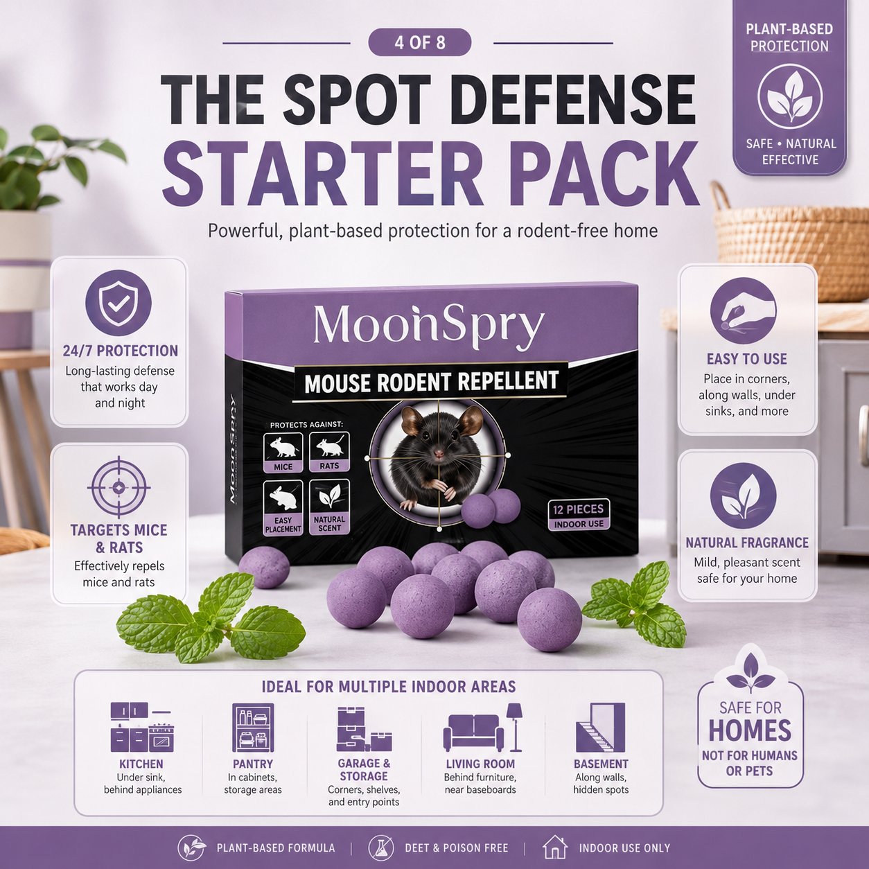 mouse repellent balls for home maintenance