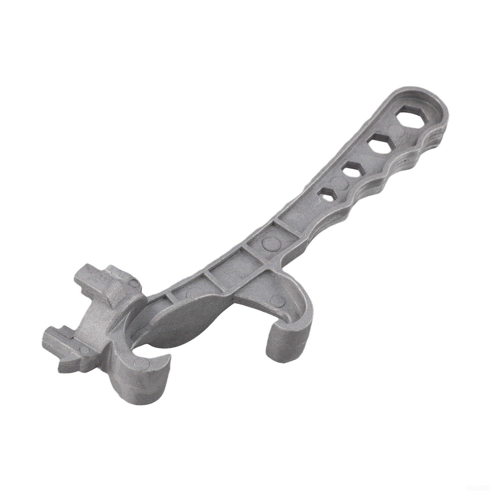 7-in-1 Aluminum Bung Wrench - Heavy Duty Drum & Bucket Opener for 5–55 Gallon Barrels, Non-Sparking Multi-Size Cap Removal Tool