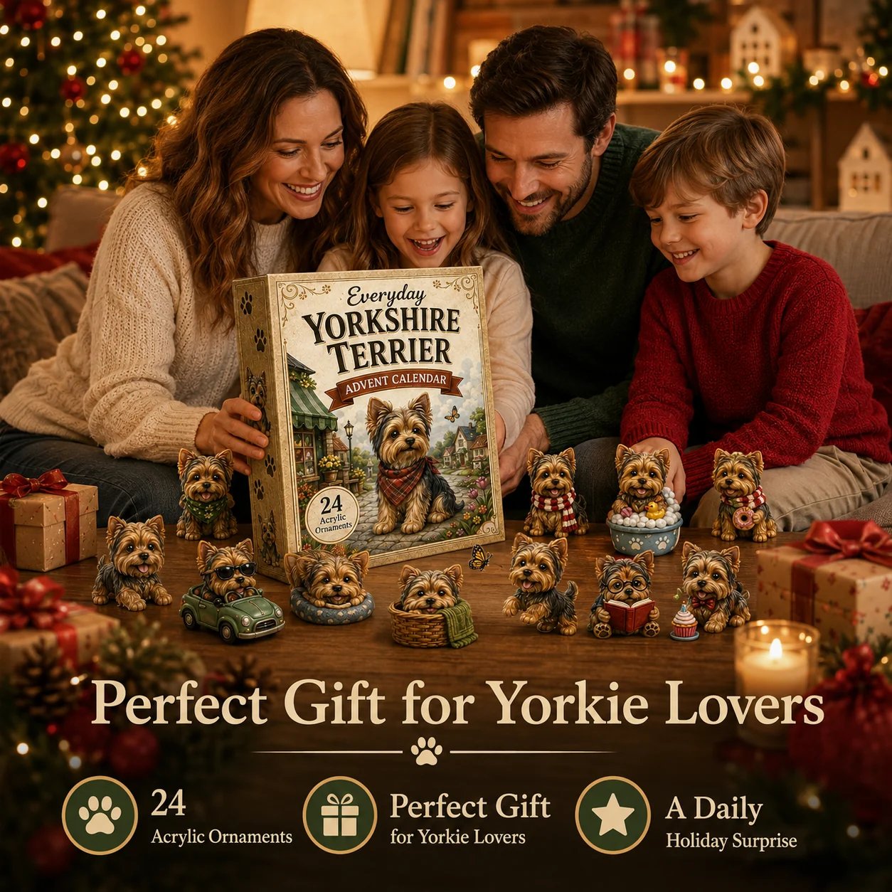 Yorkshire Terrier Advent Calendar product view 1 Yorkshire Terrier Advent Calendar product view 1